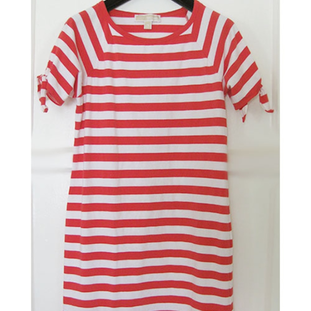 Michael Kors red striped dress